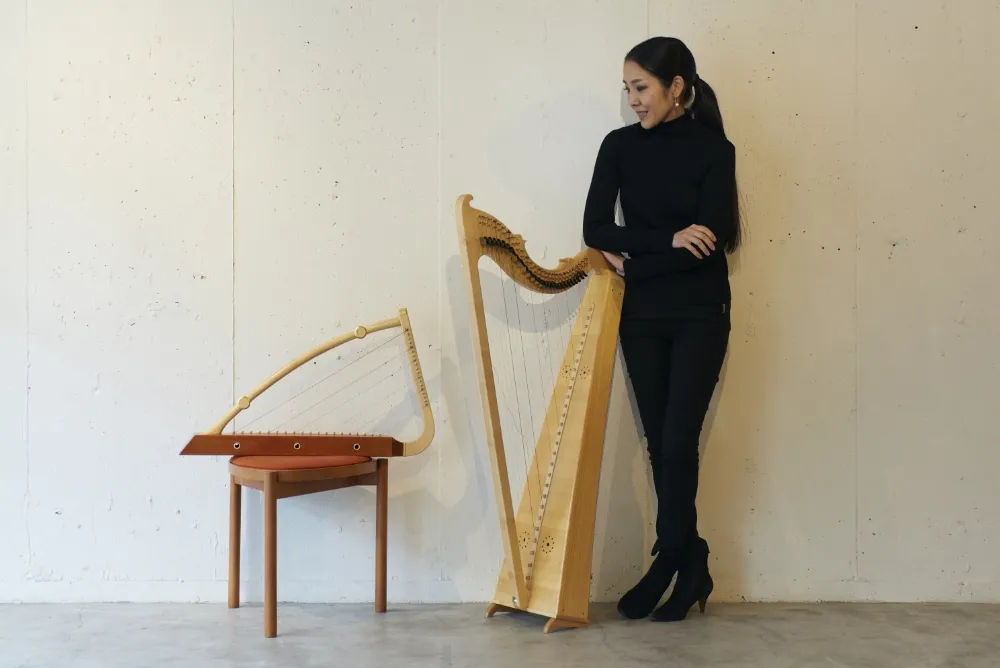 アングロ・サクソン・ハープ　(11世紀) Angro Saxson Harp (11th century)